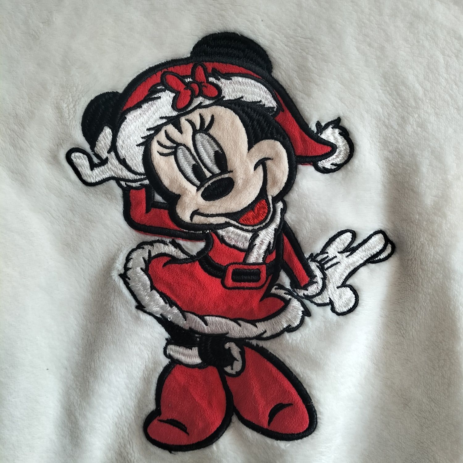 Bluza ocieplana Mikołajka świąteczna polar Minnie Disney 134