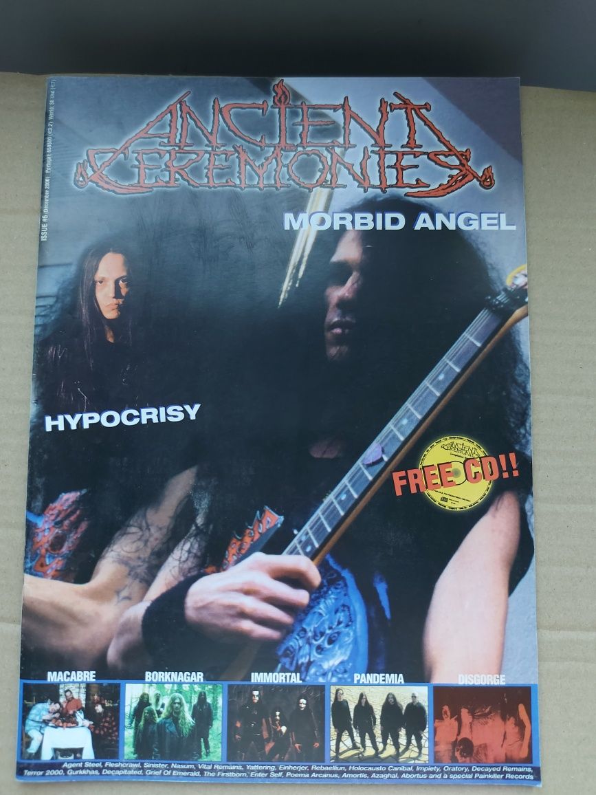 Ancient ceremonies mag / Zine anos 90
# 4, 5, 6,7 ,8,9 , 10  11sem c