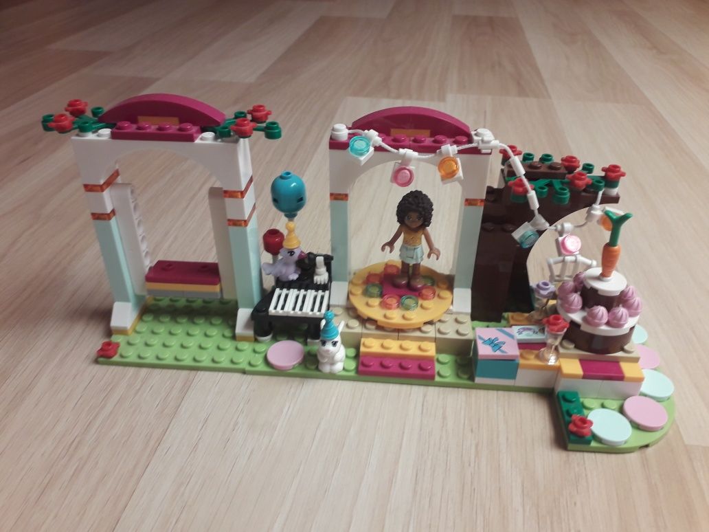 Lego friends przyjęcie urodzinowe.