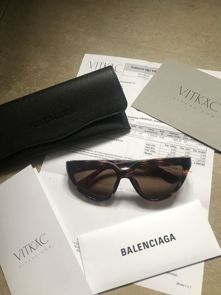 Okulary Balenciaga