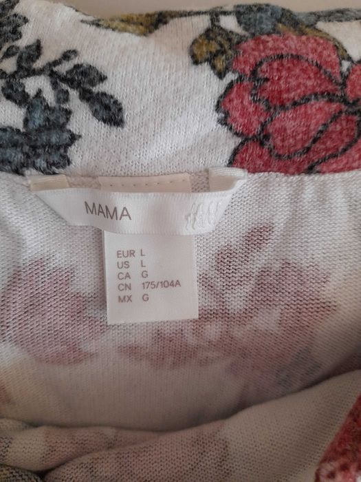 Bluzka, tunika ciążowa w kwiaty L xl firma h&m