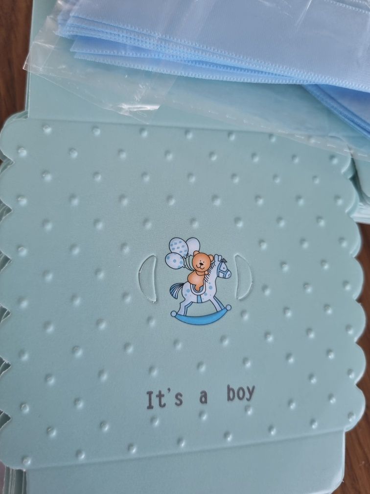 Pudełka na pudełka it's a boy baby shower