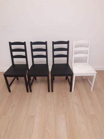4 krzesła do jadalni drewniane Ikea