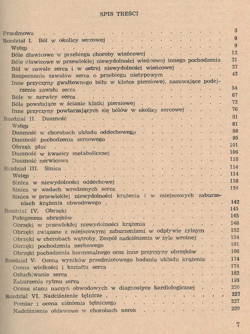 Rozpoznawanie chorób serca D Aleksandrow W Wysznacka PZWL 1957