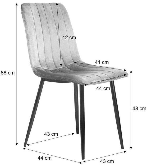 Welurowe krzesło tapicerowane do salonu i jadalni. Nowe. Wysyłka 24h