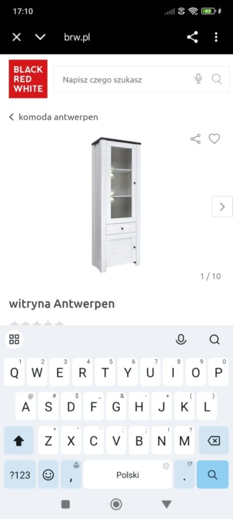 Komoda i dwie witrynki Antwerpen
