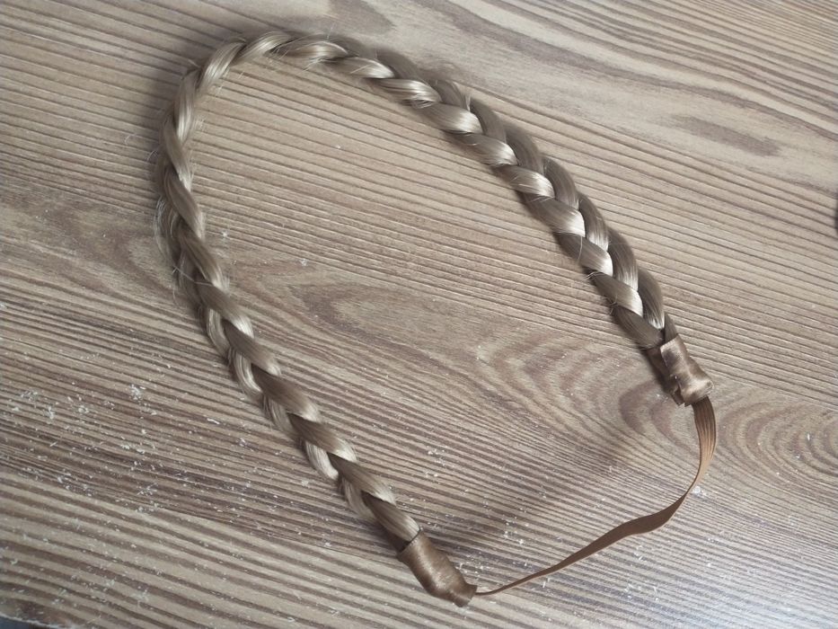 Opaska na włosy warkocz dla dziewczynki