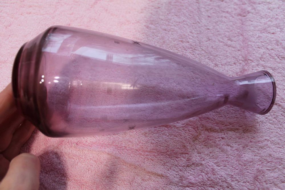 Графин цветное стекло СССР Объем 0,5 литра