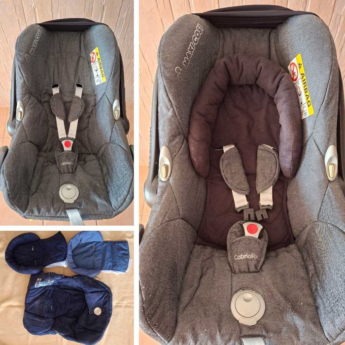 Conjunto carrinho passeio Quinny Buzz + Ovo e base isofix Maxi-Cosi
