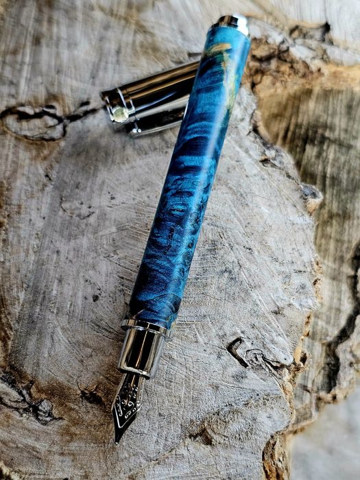 Pióro Magnetic Silver P01 drewno stabilizowane