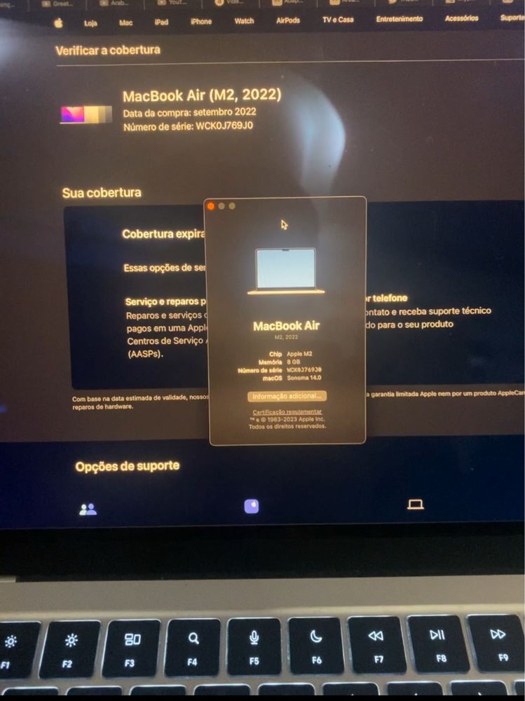 Macbook Air M2 (Modelo 2022)