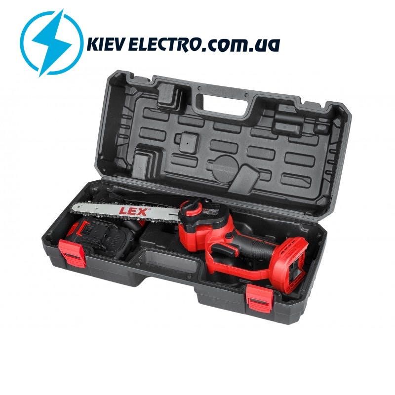 Аккумуляторная цепная пила бесщеточная LEX LXCMS8-21V (20см) Чехия