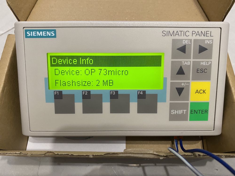 SIMATIC Panel Operatorski OP 73Micro - 6AV6640-0BA11-0AX0