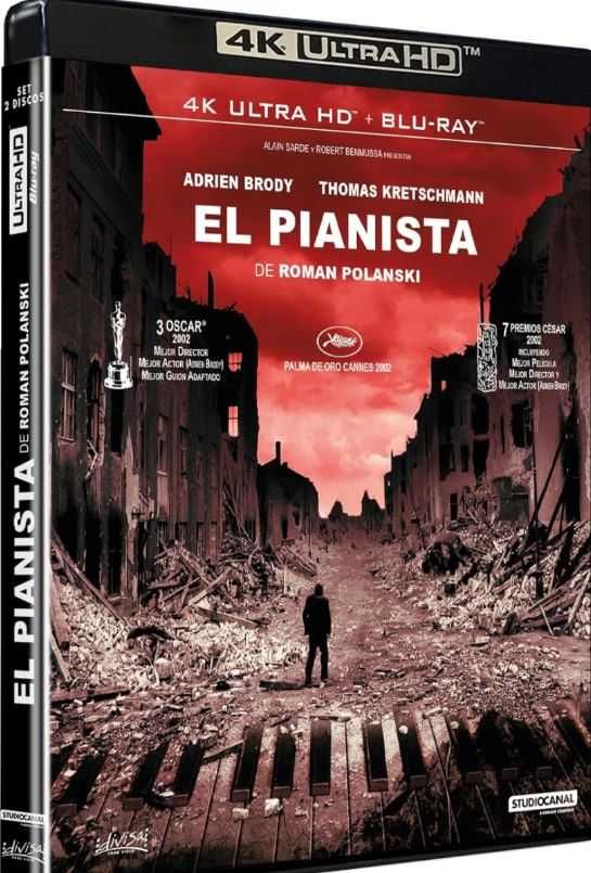 The Pianist Pianista 4K + BR w.ENG