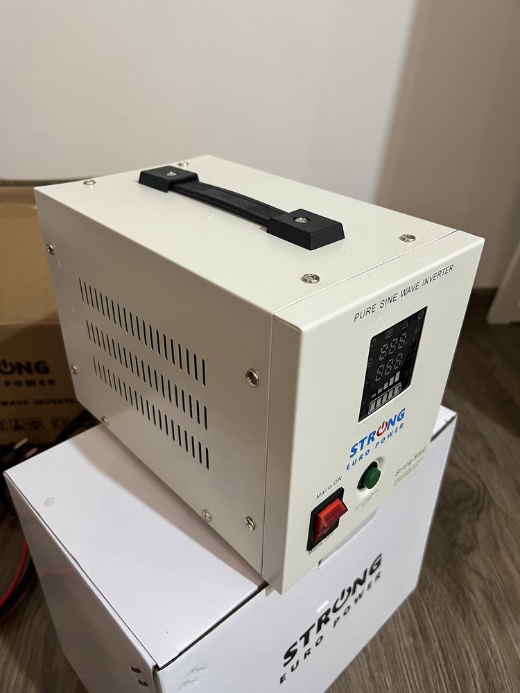 UPS Інвертор 800/500VA безперебійник Strong чистий синус 50Hz