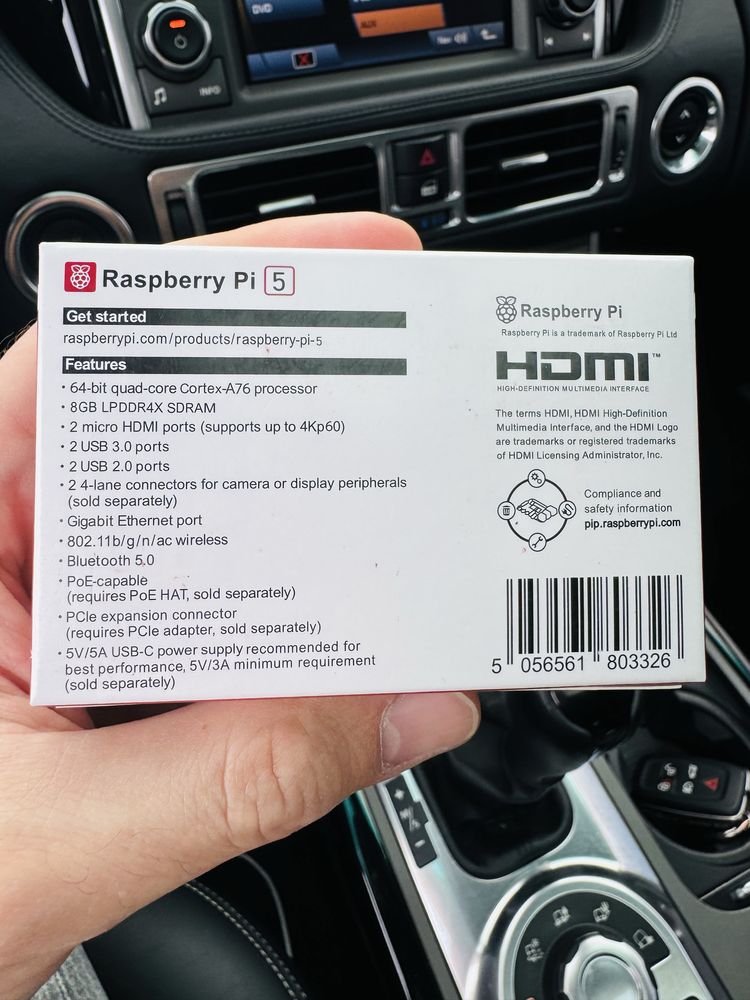 Raspberry Pi5 8G RAM в наявності 100 шт.
