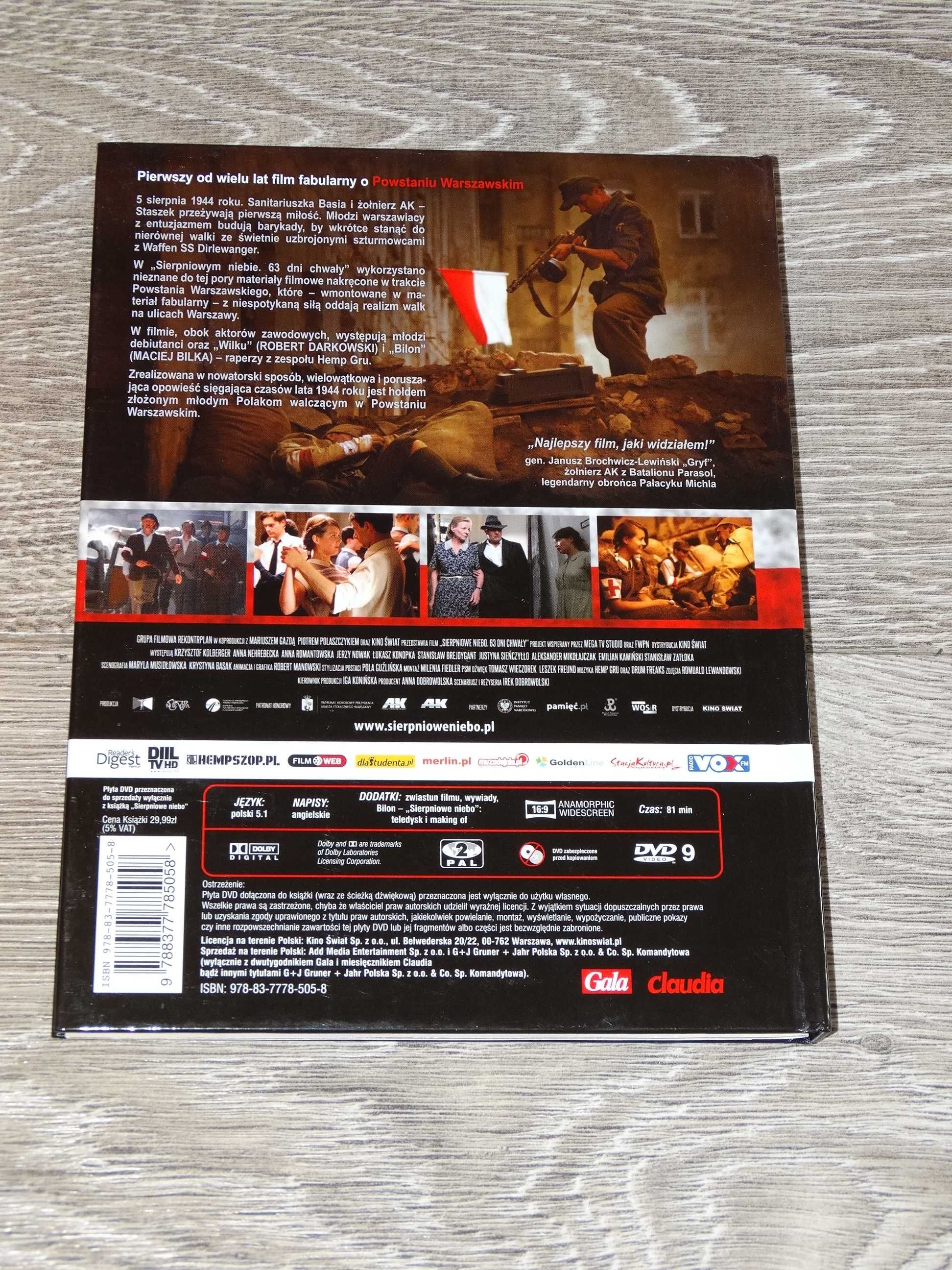 Sierpniowe niebo 63 dni chwały film DVD