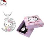 Naszyjnik Hello Kitty Księżyc Fairy Goth