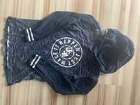 Granatowy sweter z kapturem H&M
