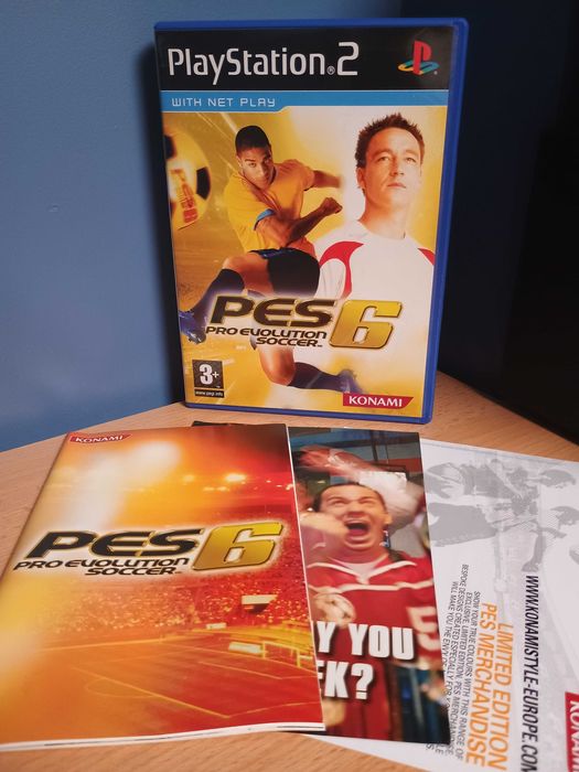 Pro Eolution Soccer 6 PS2 angielska komplet (Wisla, Legia)