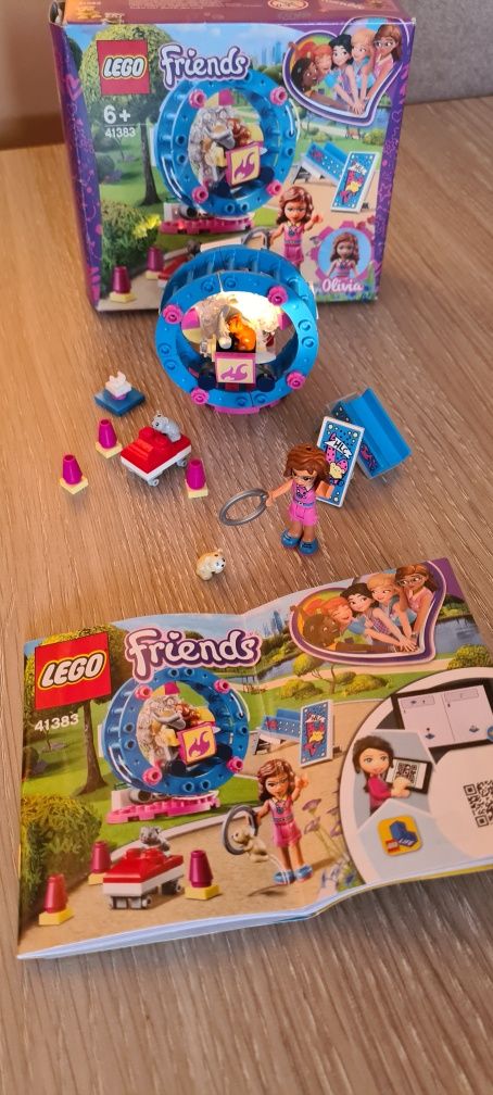 LEGO Friends 41383 - Plac zabaw dla chomików Olivii