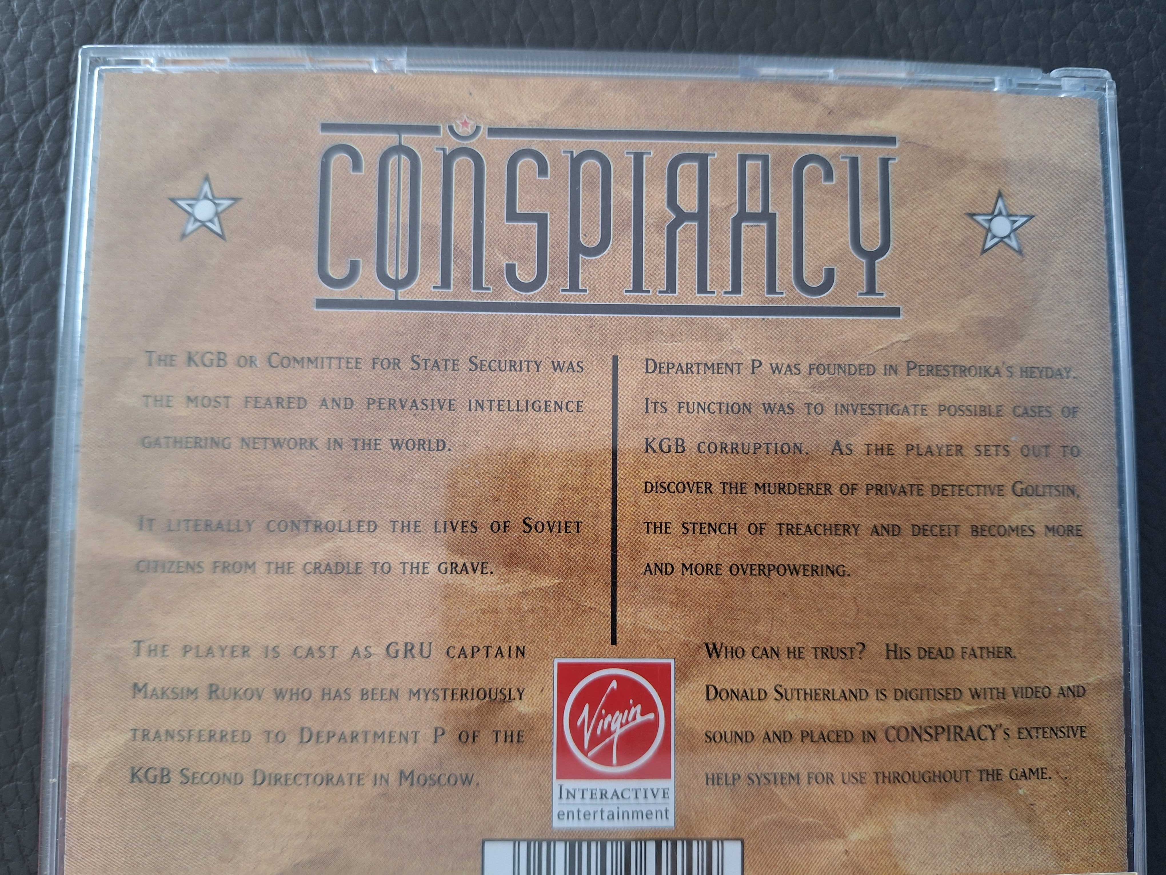 Jogo computador Conspiracy/KGB