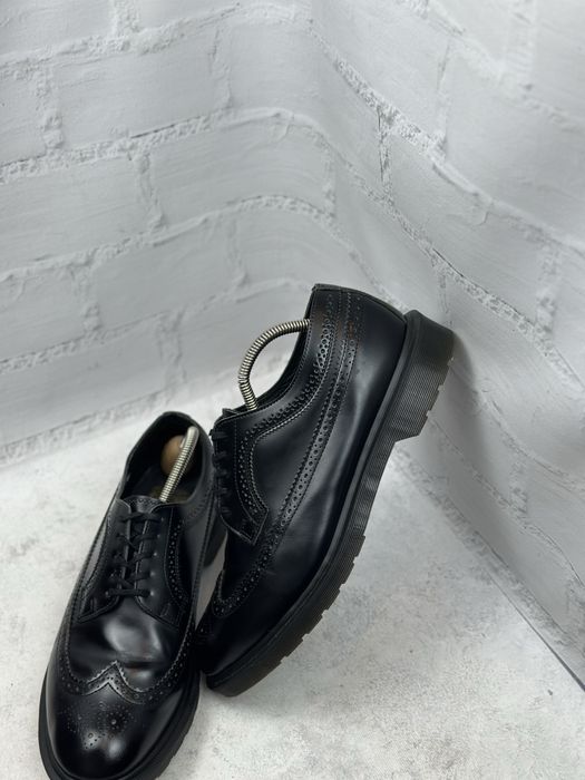 Чоловічі шкіряні туфлі броги Dr.martens England 44p UK10