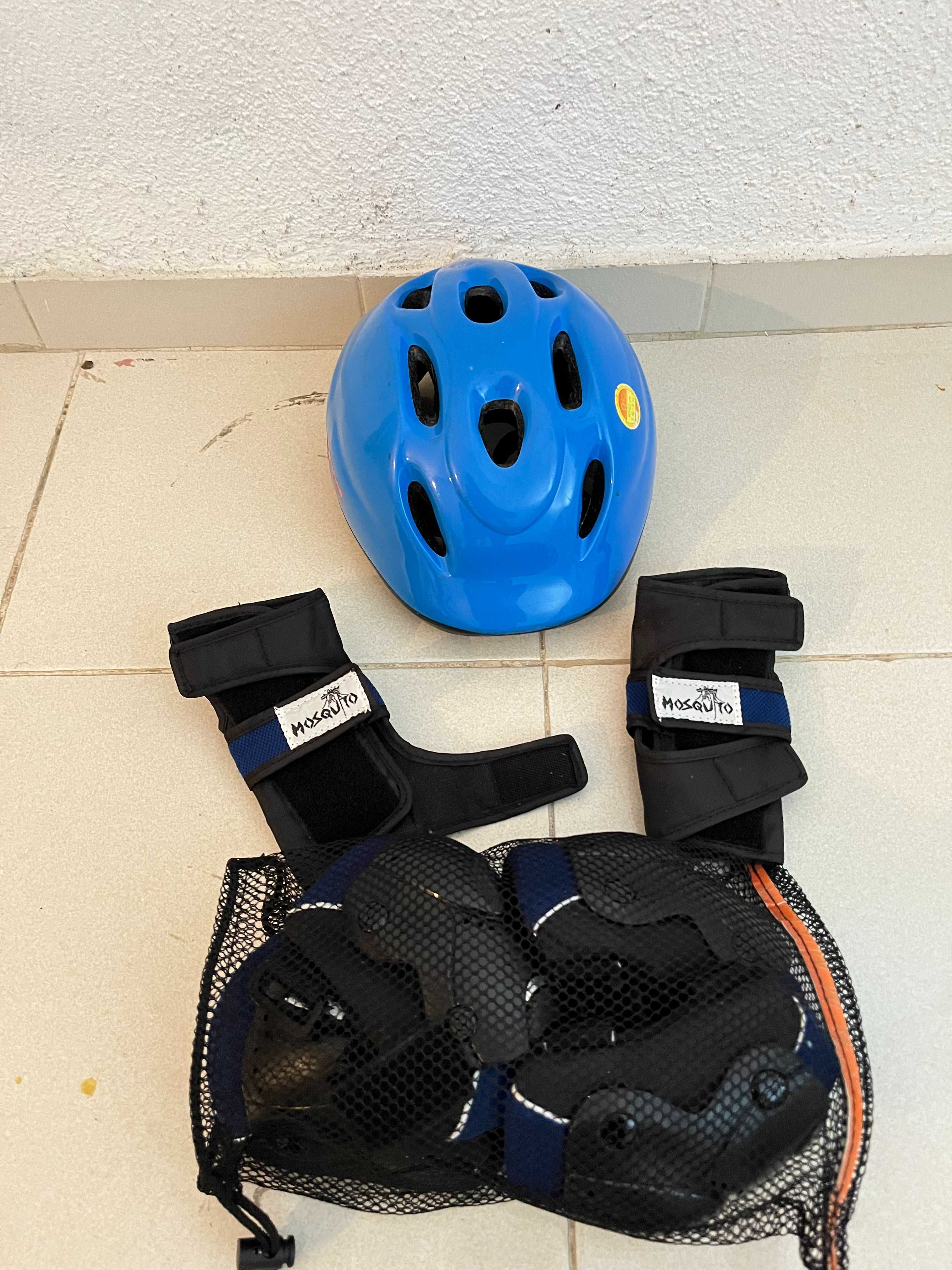 Equipamento de Proteção Skate/Bike até 10 anos