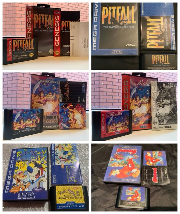 Картриджі Sega (Сега) Ліцензія!много новинок смотрите описание