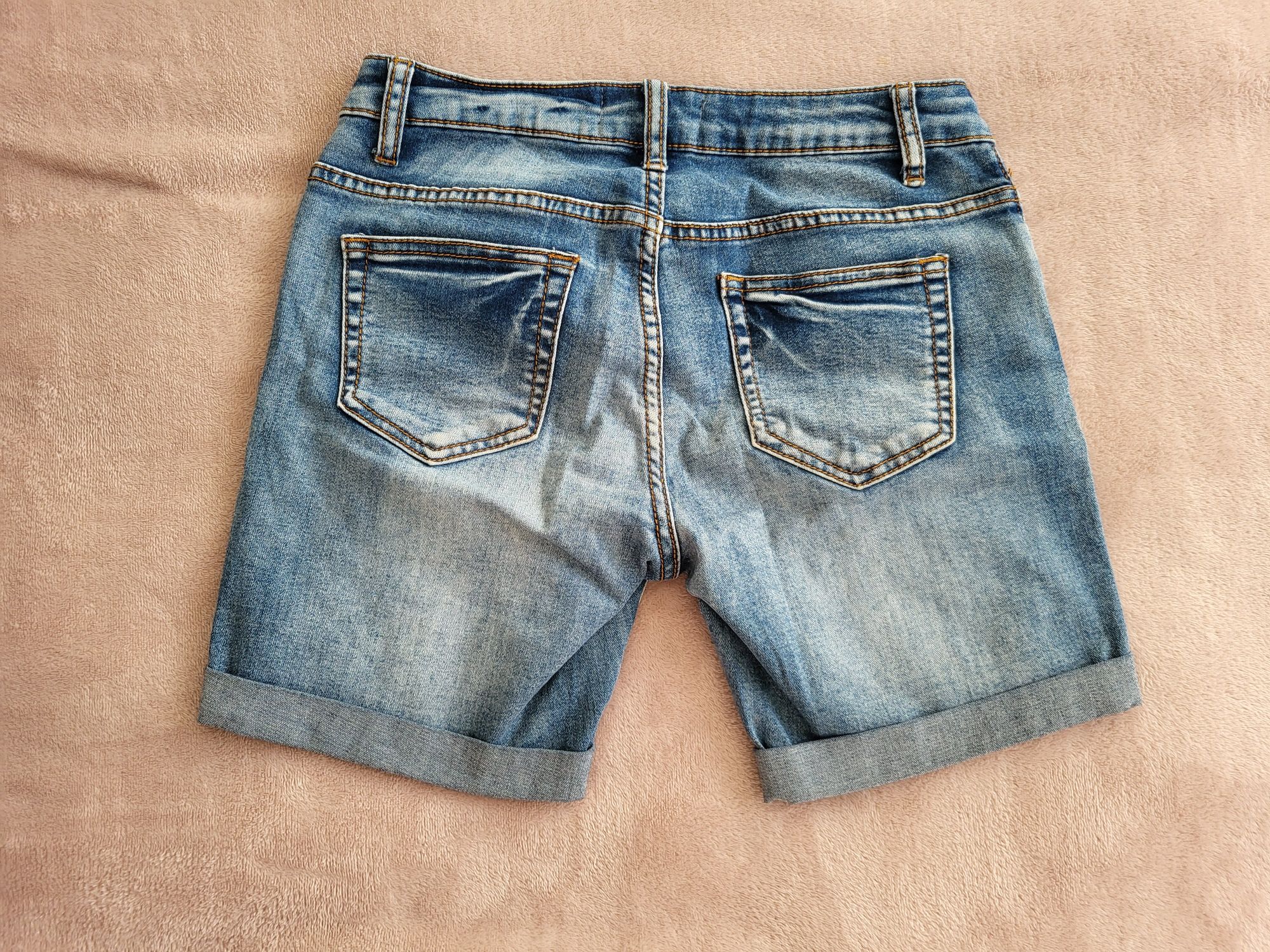 Nowe spodenki damskie jeansowe r.34  XS