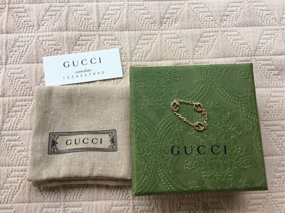 Anel Gucci ouro amarelo