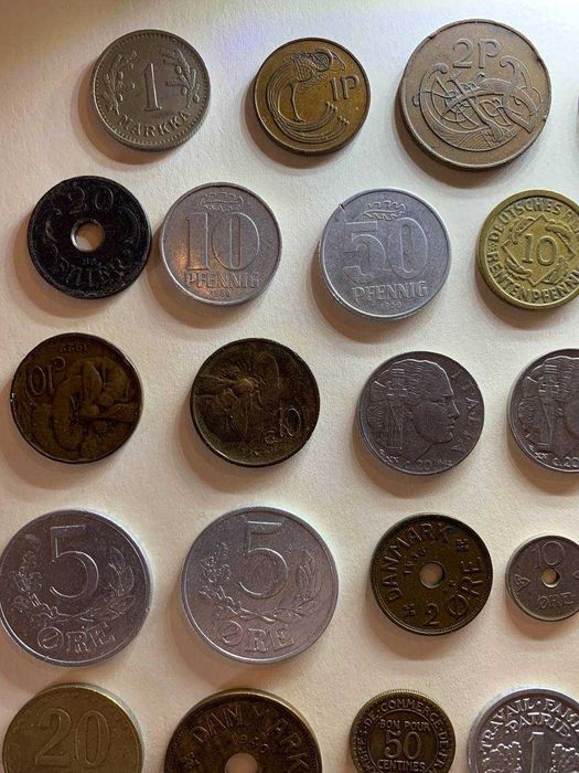 Монеты  Европы разные