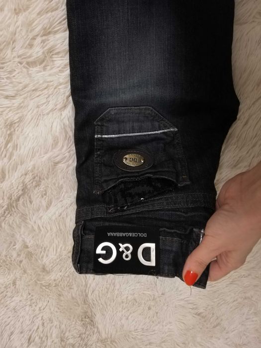 spodnie D&G Dolce Gabbana AJ armani size 26 s 36 jeansy AJ 36 2szt