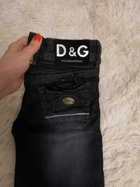 spodnie D&G Dolce Gabbana AJ armani size 26 s 36 jeansy AJ 36 2szt