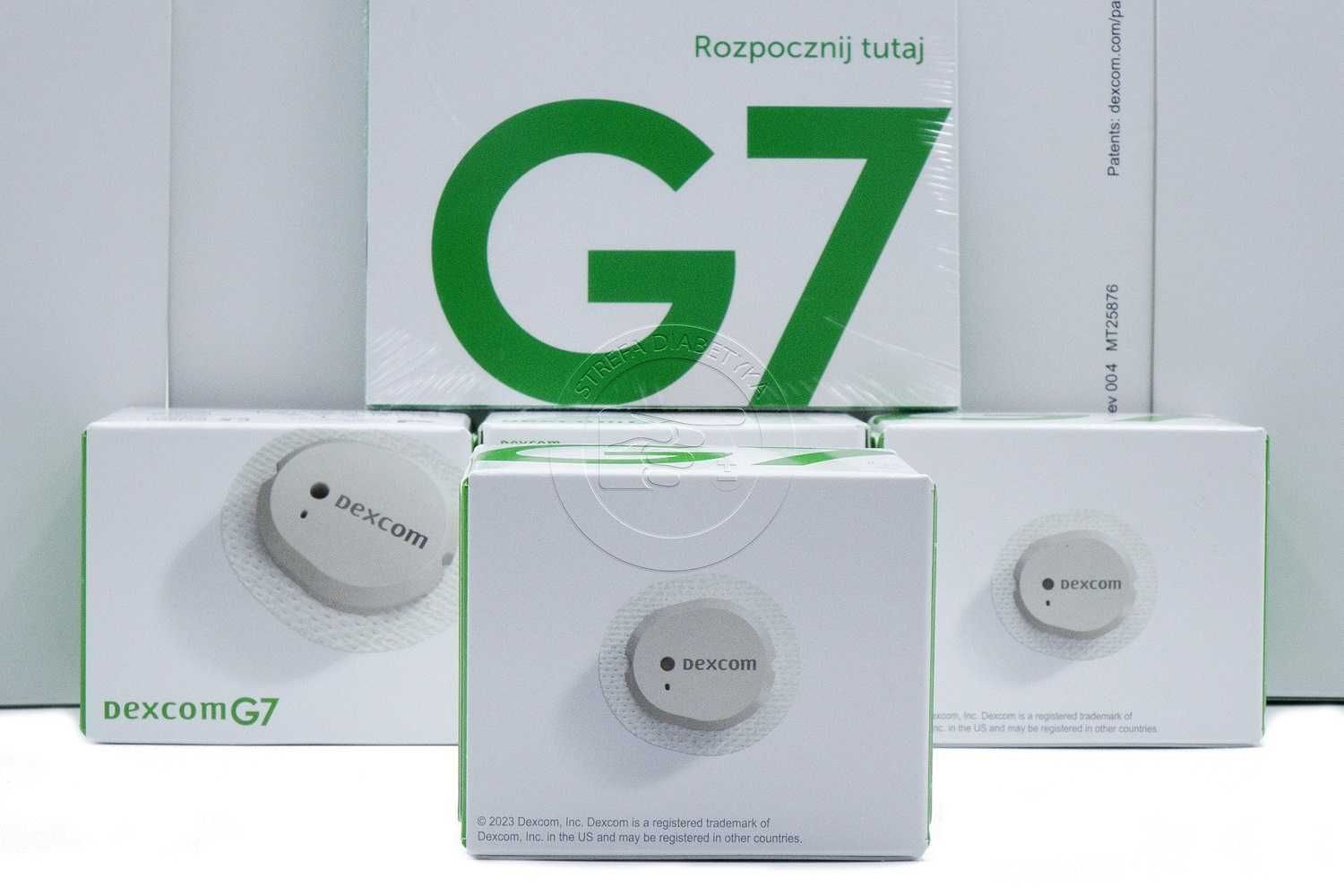 4 x Sensor – DEXCOM G7 z PLASTREM + Aplikator + Gazik + GRATIS