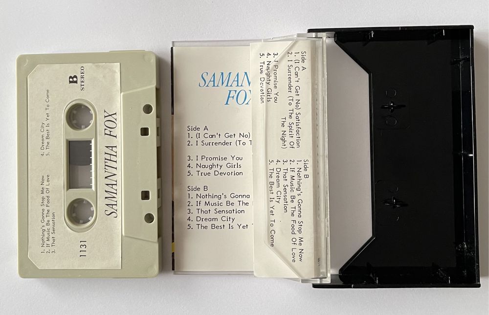 Samantha Fox kaseta magnetofonowa audio retro vintage 1988
