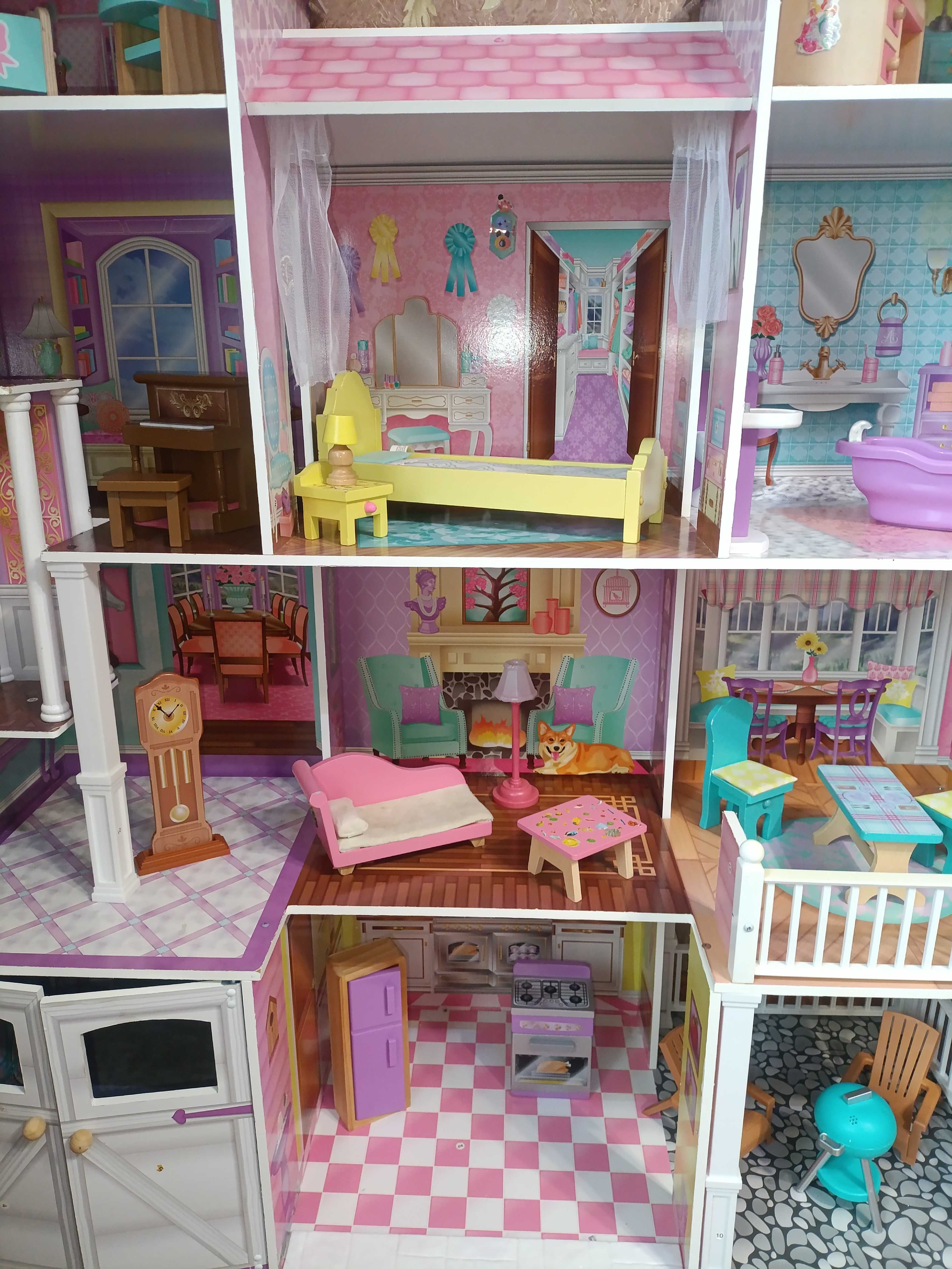 Будиночок Kensington Country Estate Kidkraft 65242 в чьотирі поверхи
