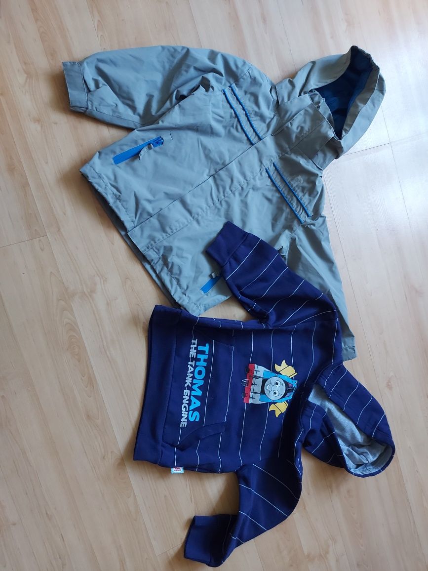 Zestaw wiatrówka i bluza 92-98