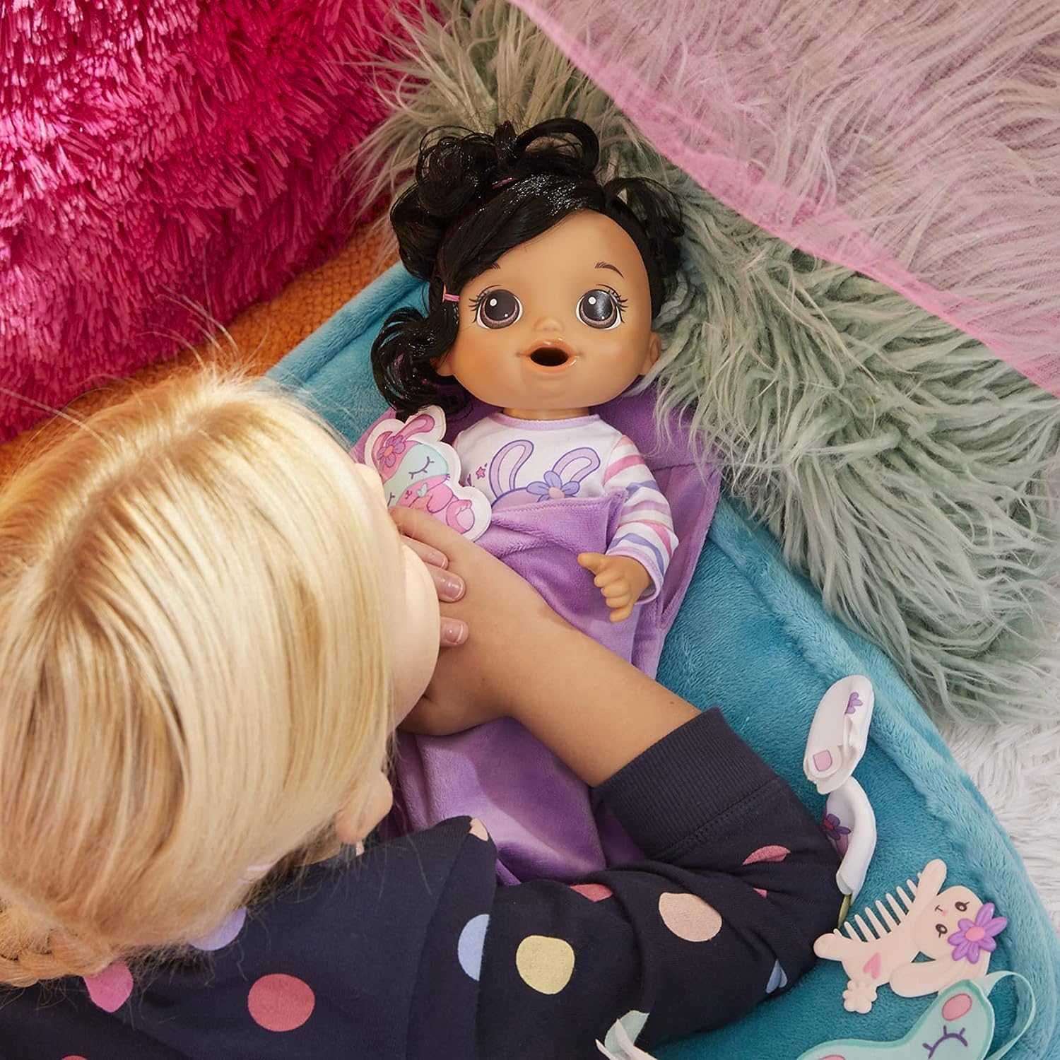 Baby Alive Bunny Sleepover Baby Doll , лялька Бебі Аліве перед сном