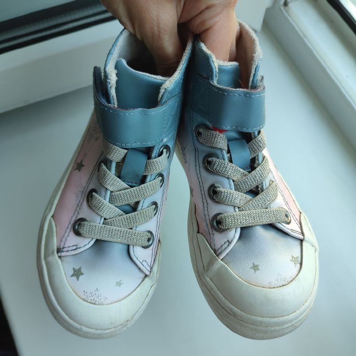 Черевики хайтопи на плюші  утеплені демісезон р.8(25),устілка 16.3 см