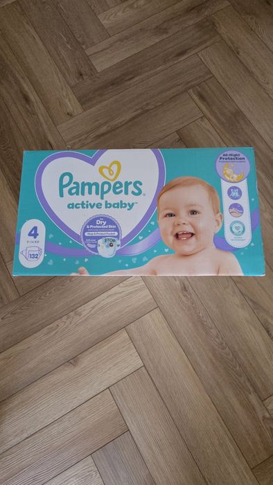 Pampers Active Baby 4 pieluszki 132 szt.