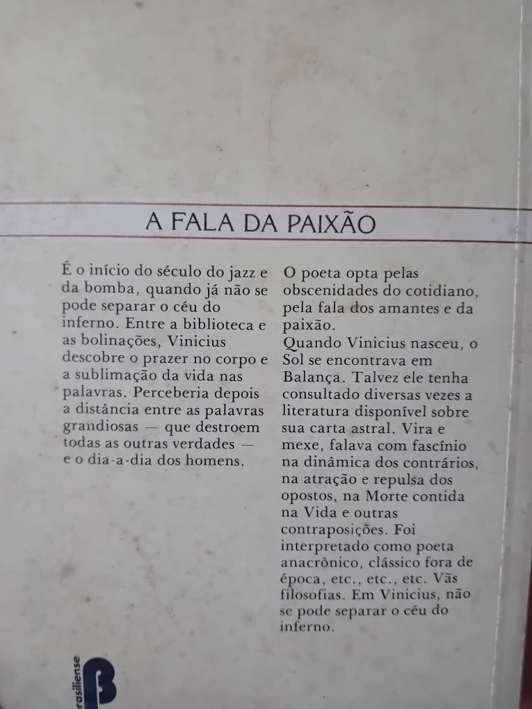 Vinicius de Morais " Geraldo Carneiro"
