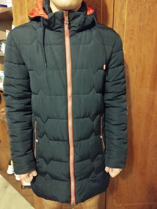 Чоловіча куртка зимова подовжена