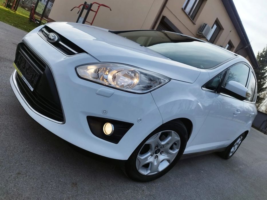 Ford C-MAX 1.6 TDCI 115 KM~EURO 5~Biały~EURO 5~2x PDC~Climatronic~TITANIUM~