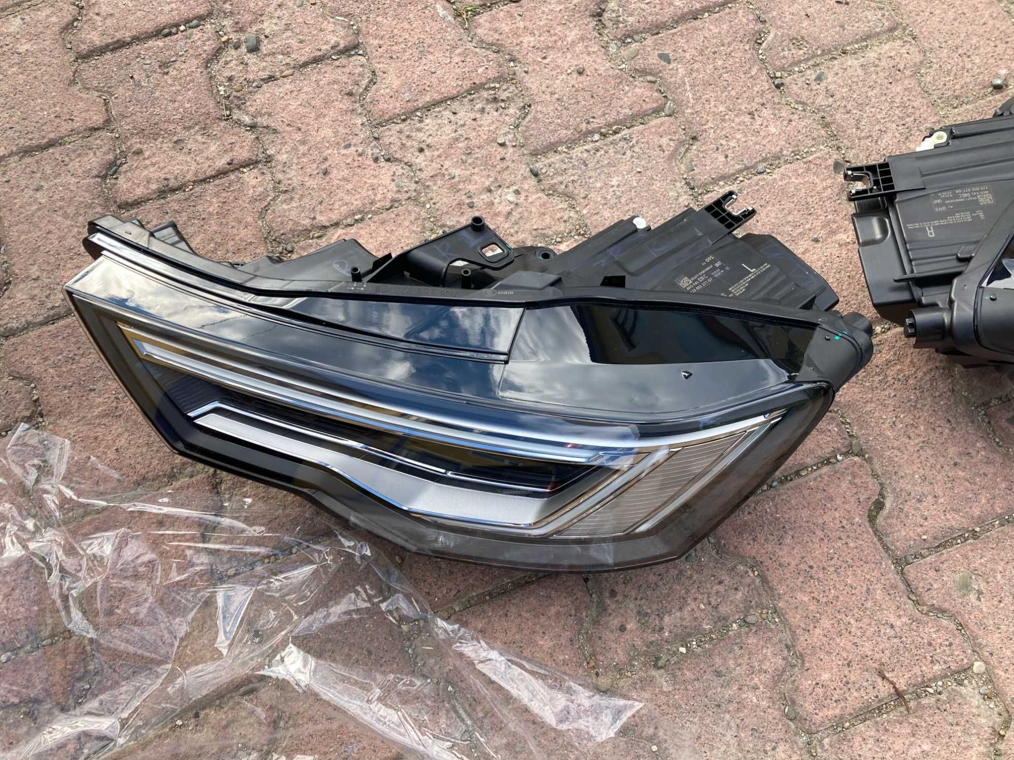 Фары а6 с8 Ауди оптика audi A6 C8 2019-2022год. Full Led фары+блоки