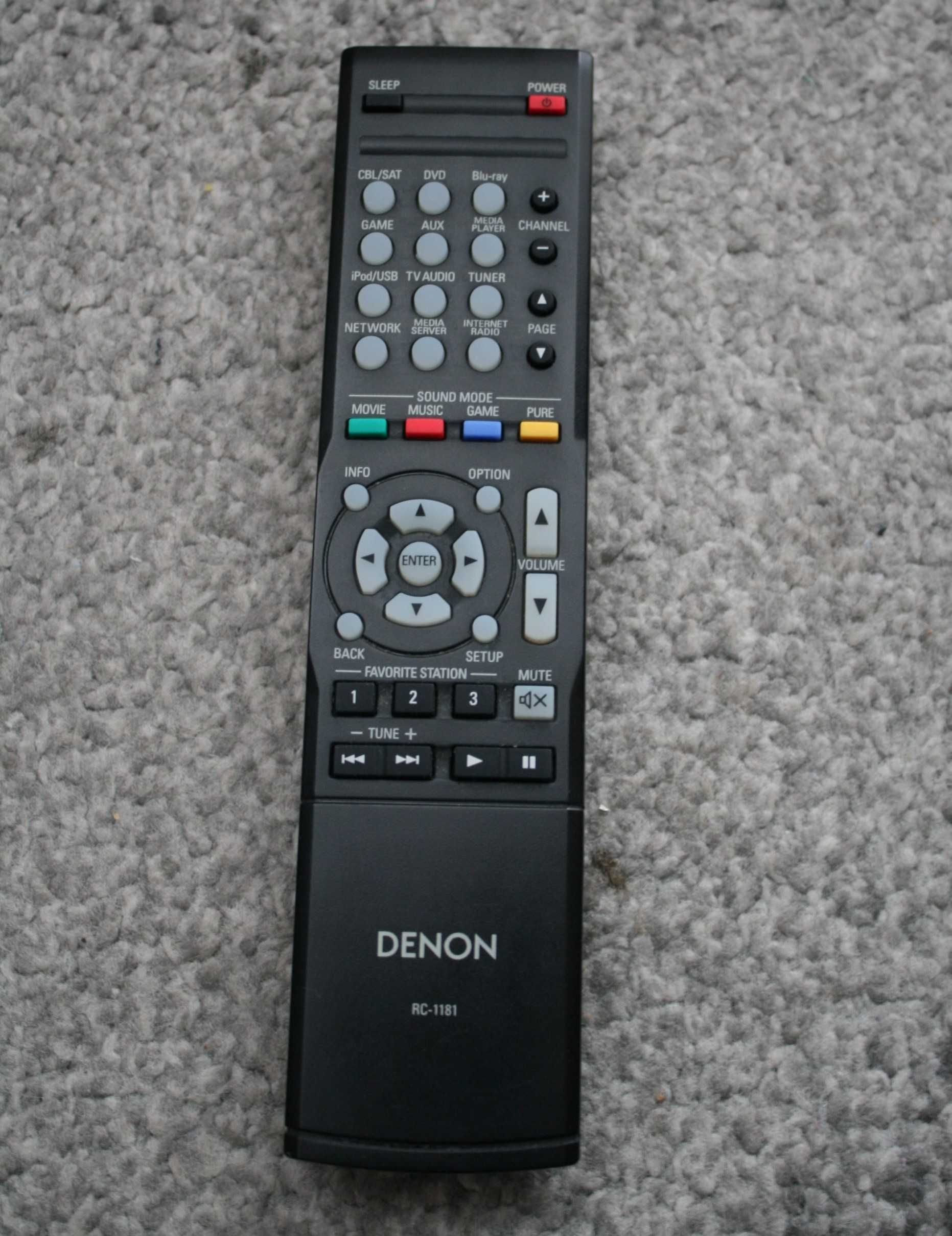Pilot ORYGINALNY Denon RC-1181 X 500 X 1000 X2000