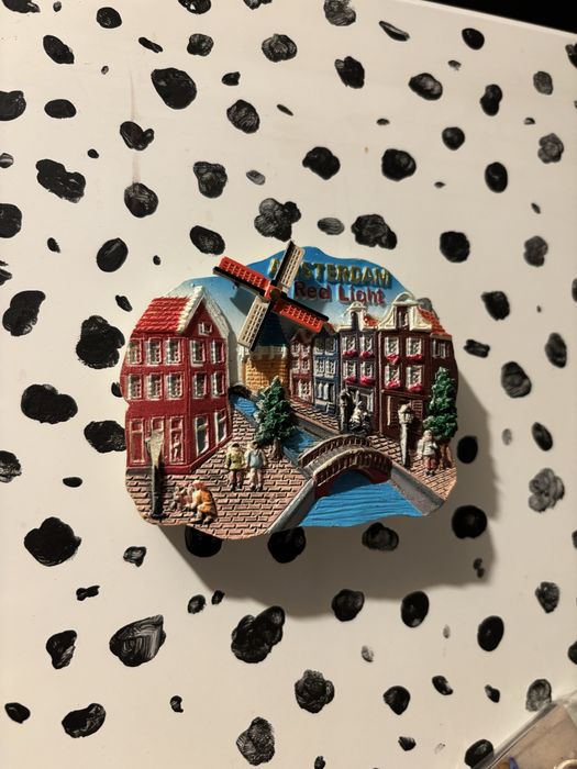 Magnes amsterdam holandia ma lodówkę pamiątka z Holandii Amsterdamu