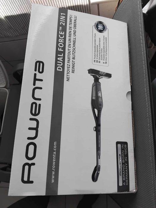 Aspirador vertical Rowenta dual force 2 em 1