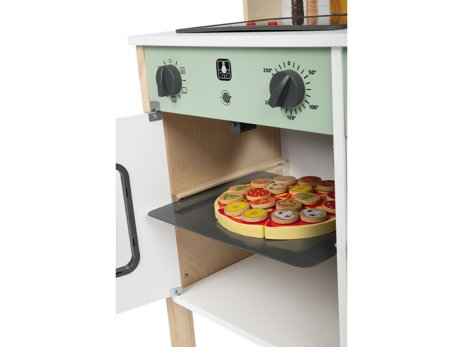Дитяча деревяна кухня з аксесуарами playtive