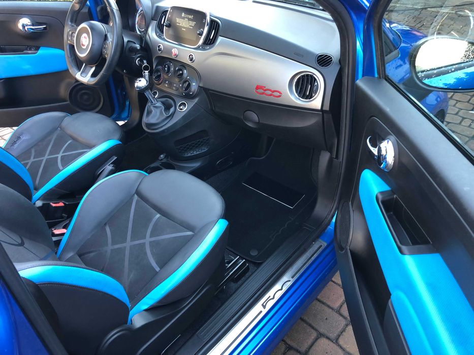 Abarth-Fiat 500S-1.3 JTD-2018rSport Cabrio KliNaviSkórAlum16Xeon Iwłaś